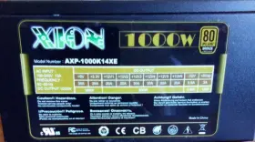 Axp-1000k14xe Xion Axp1000k14xe 1000 W Atx Sli Crossfire Ready 80 Bronze Mod. Power Supply