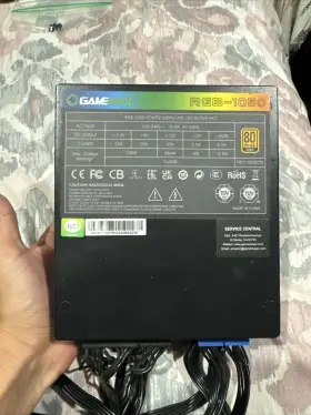 Gmx-rgb-1050pro Yikki Gamemax 1050w Atx 3.0 And Pcie 5.0 Power Supply 80 Gold Certified Addressabl