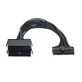 Yovecathou 630282657199 24 Pin 20 4 Dual Multiple Psu Power Supply Cable Splitter Adapter For Atx Mot
