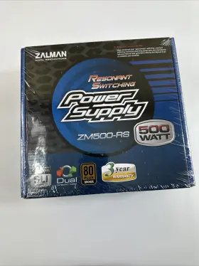 Zm500-rs Zalman Zm-500rs Resonant Switching 500w Power Supply New/sealed