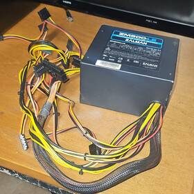 Zalman Zm500-le Atx 500w Power Supply 24 Pin Sata Pci Express Black