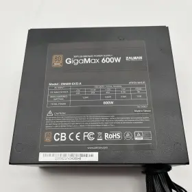 Zm600-gvii-a Zalman Gigamax 80 Plus Bronze 600w Power Module Desktop Pc Psu - K