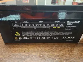 Zm770-xt Zalman Z-machine 770w 80 Plus Atx Modular Switching Psu For Parts
