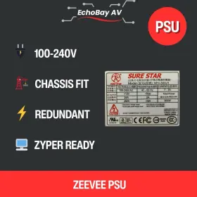 60-00012-00 Zeevee 600001200 Redundant Power Supply For Chassis