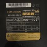 Thermaltake Toughpower Grand 850W Atx Modular Psu Pci-e Black/gold TPG-850AH3PCG Used. Price: $52.00.