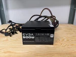 Evga 500W Atx Power Supply 100-W1-0500 80 Plus Certified 24 Pin Sata Molex Used. Price: $27.50.