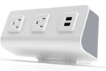 Fellowes Esi Flexcharge Personal Desktop Power Unit With Usb FCH4-DSK-WHT Used. Price: $50.00.