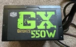 Cooler Master Gx Bronze 550W Power Supply 80+ Atx Psu Tested Used. Price: $49.99.