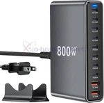800W Usb Fast Charger Block, Multi-port Charging Station Gan Double 140W New. Price: $47.99.