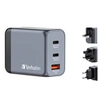 Verbatim 65-WATT 3-USB-PORT Gan Wall Charger New. Price: $42.99.