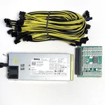 1100 Watt Gold 110-240V Pcie Gpu Mining Rig Power Supply Kit Psu + X-adapter X11 Used. Price: $49.95.