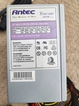Antec True 480W Atx Power Supply Psu Tested (see Photo) Used. Price: $50.00.