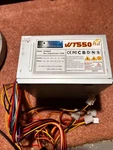 Powerman WT550HD Atx Supply 550W 20 Pin Molex Floppy Silver Used. Price: $35.00.
