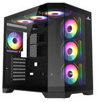 Iceberg Crystal Edge Atx Gaming Case W/7 Argb Fans 700W 80+ Bronze Psu Black New. Price: $149.99.