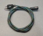 Genuine Oem Rainbow Apple Imac Volex Transparent 6FT Power Cord PS204 E62405SP Used. Price: $20.00.