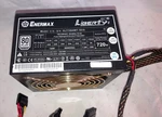 Enermax Liberty Ii 720W Power Supply ELT720AWT-ECO, No Pcie Connectors, Missing Used. Price: $25.00.