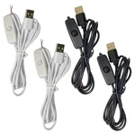 Thtrht 4 Pack Usb Extension Cable With Switch On/off 2 Pin Wire Black New. Price: $13.69.