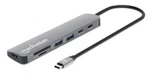 Manhattan W129270169 190442 Usb-c Dock/hub With Card Reader, Ports (X5): Hd Neu. Price: $72.11.