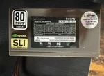 Rocketfish 80PLUS Silver Power Supply, Model: RF-900WPS Used. Price: $70.00.