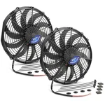 Proform 67049 Brushless Ultra-performance Dual 10" Fans, 2040 Cfm New. Price: $364.23.
