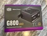 Cooler Master G800 Gold Plus Certified Atx Power Supply - Open Box. Price: $129.99.