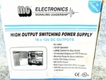 Mg Electronics Model# HPS-1216-UL High Output Switching Power Supply New. Price: $48.00.