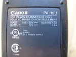 Original Canon PA-15U Scanner Power Adapter Canoscan 12VOLT Tested ! Open. Price: $26.99.