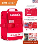 Waterproof Emergency First Aid Kit With Advanced Wound Treatment - 240 Supplies New. Price: $229.99.