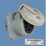 Hubbell M4100R12 100A 125/250V Dockside Receptacle Marine Grade Used. Price: $249.99.