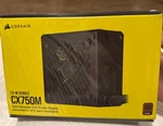 Corsair CX750M 80 Plus Atx Power Supply, Bronze, Semi-modular, 750W, Low-noise New. Price: $47.50.