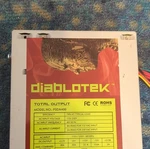 Diablotek Da Series 400W Atx Power Supply Sata Pin 20+4 Used. Price: $25.49.