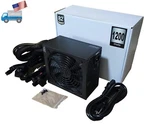 Shark 1200W Black Atx 12V Gaming Psu 4X Pcie Graphic Power Supply, Modular Cable New. Price: $82.99.