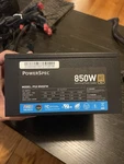 Powerspec Psx 850GFM 850W 80 Plus Gold Modular Atx Rgb Ready Supply Used. Price: $40.00.