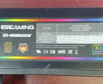 Esgaming Power Supply 650W, 80+ Gold Certified, Fully Modular Rgb Suppl... Used. Price: $59.95.