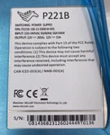 Whatsminer P221B-GB-12-3300-B-V01 Psu New. Price: $245.13.