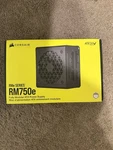 Corsair RM750E Fully Modular Atx Power Supply 750W Pcie 5.0 Black Open. Price: $65.00.