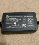Leader Electronics Inc. NT15-Y120125-A1-12V 1.25A Power Cord -used, Working Cond. Price: $5.00.