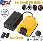 Power Inverter For Dewalt 20V Max Li-ion Battery To Ac 110V Dual Usb Outdoor Use New. Price: $28.49.