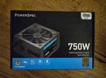 Powerspec 750W 80 Pus Bronze Certified Semi-modular Gaming Psu Supply Open. Price: $60.00.