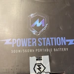 Portable Power Box Solar Rechargeable 500W Station Massimo Electric New. Price: $349.99.