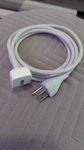 Oem Apple A3 White Ft 2-PRONG Ac Power Cord 2.5A 125V 02 622-0349 Used. Price: $7.95.