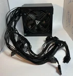 Apevia Power Supply CAPTAIN550W Computer Case Fan W/ Cables Used. Price: $49.95.
