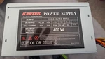 Kentek PSPK400 400W Atx Power Supply Open. Price: $29.99.