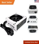 600W Atx Semi-modular Gaming Power Supply Stylish White Casing & Thermal Fan New. Price: $59.97.