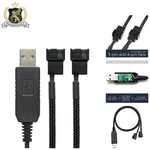 Crj 12V Usb Power Adapter Cable For Dual Pc Fans 24-INCH Braided Solution New. Price: $17.08.