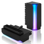 Ezdiy-fab Atx 24-PIN 90 Degree Power Connector 5V 3 Argb Rainbow Black New. Price: $30.79.