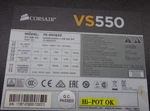 Corsair VS550 75-001836 20+4PIN Power Supply 550W #NT4955 Gebraucht. Price: $116.30.