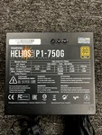 Gamdias "helios P1-750G" 750W Power Supply Open. Price: $89.00.
