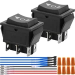 Dkardu Rocker Switch 6 Pin 3 Position On/off/on Momentary Toggle Ordinary New. Price: $11.18.