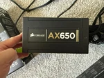 Used Corsair AX650 Professional Series Gold Power Supply Module. Price: $45.00.